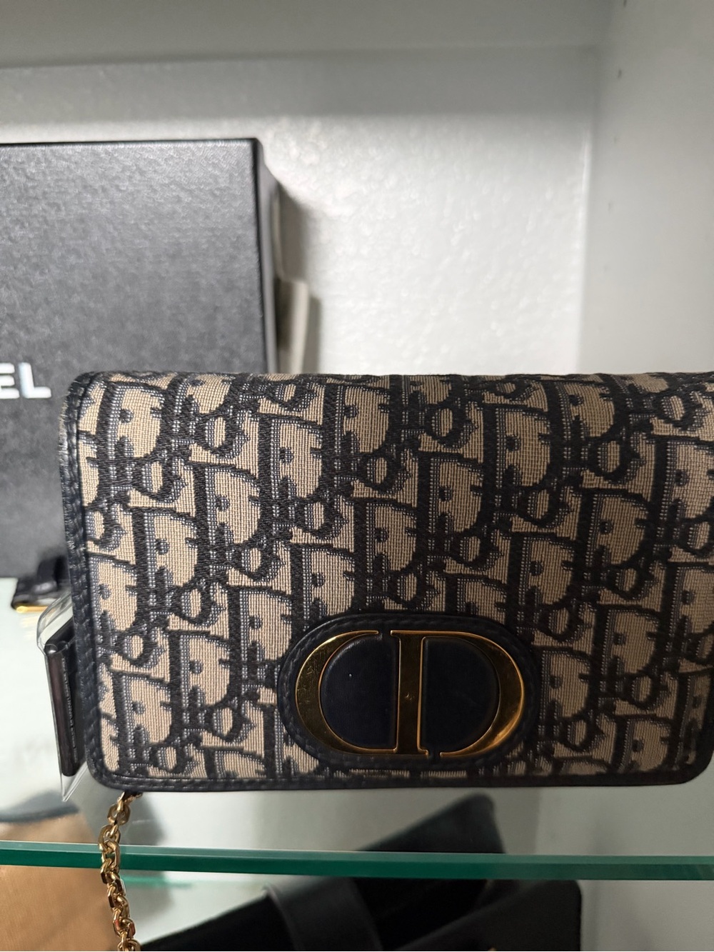 Dior Navy Blue 30 Montaigne-Two-in -One Belt bag